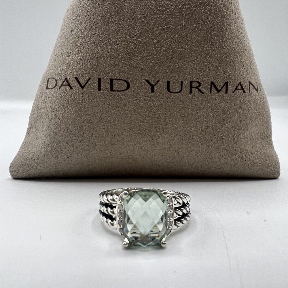 Petite Wheaton Prasiolite ring David yurman size 5.5